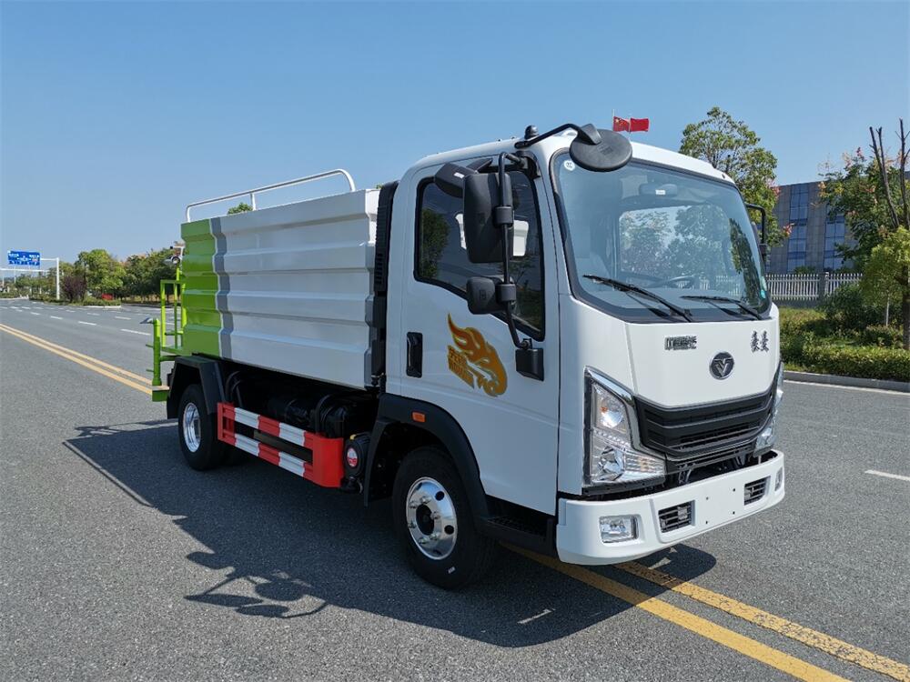 5-7噸灑水車-重汽豪曼藍(lán)牌國六5-7立方灑水車廠家價(jià)格