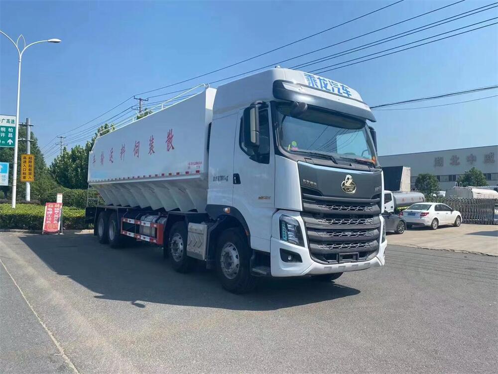 44方散裝飼料運輸車-國六柳汽前四后八44方散裝飼料運輸車